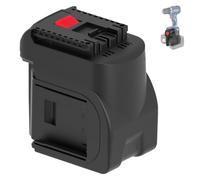YNDZ Adaptador de batería para 2 baterías Makita de 18 V para herramientas Bosch GBA de 18 V