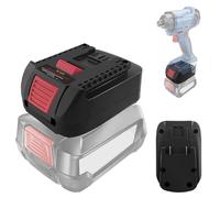 YNDZ Adaptador de batería para Bosch GBA a PBA de 18 V para batería doméstica y de jardín, apto para herramientas eléctricas Bosch GBA Serie Professional 18 V