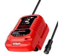 YNDZ Cargador solar para batería Einhell Power X-Change de 18 V, entrada 22-30 V, salida 21 V 4 A Max, cargador solar compatible con baterías Einhell de 18 V