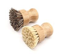 Yngffb - Cepillo para Platos (2 Piezas, Cepillo de Verduras, Cepillo de Madera, Seguro, Respetuoso del Medio Ambiente, Duradero, no fácil de deformar, para Cocina, Cuarto de baño