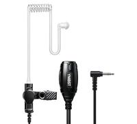 YNIBST Pinganillo Universal con Tubo de Aire para Walkie Talkie, Auricular Discreto para Radio con PTT, Compatible con Motorola Talkabout Modelos T62/T80/T82/T92 (1 Pieza)