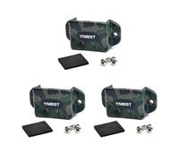 YNIBST Soporte de montaje para radio de mano, adhesivo de soporte y fijación de tornillos, para Baofeng Midland Kenwood Motorola Talkabout Cobra Retevis Yaesu Radio bidireccional Walkie-Talkie