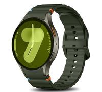 Ynitec Correas Deportivas Compatibles con Samsung Galaxy Watch 7 Correa 40mm 44mm Mujer Hombr - No Gap 20mm Correas de Silicona Suave para Pulsera Galaxy Watch 6 5 4 FE/Classic/Pro, Verde