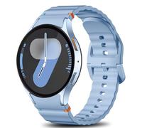 Ynitec Correas Deportivas Compatibles con Samsung Galaxy Watch 7 Correa 40mm 44mm Mujer Hombr - No Gap 20mm Correas de Silicona Suave para Pulsera Galaxy Watch 6 5 4 FE/Classic/Pro, Azul