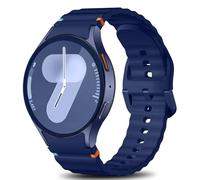 Ynitec Correas Deportivas Compatibles con Samsung Galaxy Watch 7 Correa 40mm 44mm Mujer Hombr - No Gap 20mm Correas de Silicona Suave para Pulsera Galaxy Watch 6 5 4 FE/Classic/Pro, Azul Marino