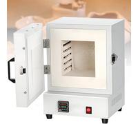 YNITJH Horno De Mufla Profesional 2000w,1150°c,Gran Cámara 16x16x13.8cm para Lotes Pequeños,Control Digital Preciso,para Fusión,Tratamiento Térmico Y Cerámica