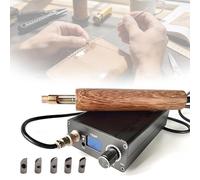 YNITJH Plegadora De Bordes De Cuero,Fácil De Usar con Interfaz Intuitiva Y Arranque,Logra Bordes Perfectamente Lisos Y Brillantes En Proyecto De Cuero DIY,Rango De Temperatura Ajustable 40-700°c