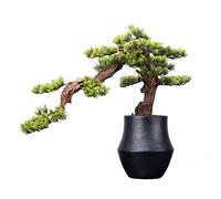 YNIYUJKL Árbol De Bonsái Artificial De Simulación, Planta Zen Falsa En Maceta, Sala De Té, Sala De Estar, Plantas Verdes, Adornos Decorativos, 24 Pulgadas, Árboles De B,Green-E