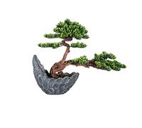 YNIYUJKL Árbol De Bonsái Artificial De Simulación, Planta Zen Falsa En Maceta, Sala De Té, Sala De Estar, Plantas Verdes, Adornos Decorativos, 24 Pulgadas, Árboles De B,Green-A