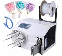 YNIYUJKL Automatic Coil Winder For Bundling and Wire Tying, Food Twist Tying Machine, 1 Sec/Time, 70-128Mm Length, Ideal For Supermarkets and Bakeries, Compact Design