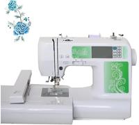 YNIYUJKL Automatic Embroidery Machine - Multifunction Sewing Maker with LCD Touch Screen, 67 Stitches, 72 Embroidery Designs, 10 Language Options, Effortless Threading For Home De