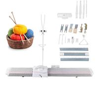 YNIYUJKL Automatic Knitting Machine - 150 Stitches Plastic Domestic Tool For Knitting Scarves and Hats, 6.5Mm Needles For Most Hand Knitting Yarn