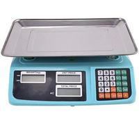 YNIYUJKL Balanza De Cocina Electrónica De 30 Kg con Cálculo De Precios, Báscula Digital para Pesar Alimentos Y Productos, con Pantalla LCD para Comercio Minorista, C-40 Kg/1,A-30kg/1g