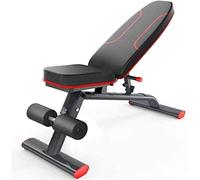 YNIYUJKL Banco De Pesas Ajustable para Entrenamiento con Mancuernas, Ideal para Abdominales Y Ejercicios De Fuerza. Banco Plegable Plano/Inclinado/Declinado para Gimnasio En Casa.