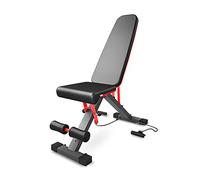 YNIYUJKL Banco De Pesas, Banco De Pesas Multiusos, Banco Ajustable para Abdominales, Banco De Entrenamiento De Fuerza para Gimnasio, Cuerdas De Tracción, Bancos Inclinados Y Decli