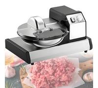 YNIYUJKL Cortadora De Carne Y Verduras, Procesadora De Relleno, Picadora De Carne Comercial, para Hacer Puré De Carne Y Pescado.Silvery