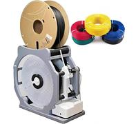 YNIYUJKL Electric 3D Filament Respooler, Industrial Spool Rewinder with Smart Start/Stop For 1Kg Spools, Universal Wire and Welding Thread Winder, Tangle-Free Wrap