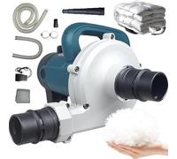 YNIYUJKL Electric Down Filling Machine with Foot Pedal Switch, Combines Filling & Suction Functions, 6 Speed Settings For Refurbishing Down Jackets,Clothes