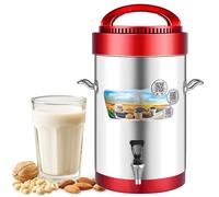 YNIYUJKL Máquina para Hacer Leche De Soja De 220 V, Máquina para Hacer Leche Vegetal Totalmente Automática con Pantalla Led/Limpieza Automática para Preparar Leche De Soja, Almen