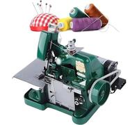 YNIYUJKL Overlock Sewing Machine with 3 Stitch Capability, Adjustable Stitch Length and Width, 3000 Stitches/Min For Hemming and Sewing,Green