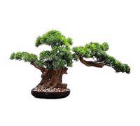 YNIYUJKL Plantas Decorativas Artificiales, Plantas De Simulación, Bonsái, Adornos De Estilo Chino, Árbol Falso para Sala De Estar, Maceta para Porche, Plantas Verdes, Ad,C