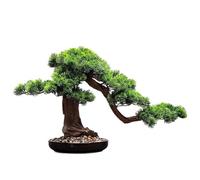 YNIYUJKL Plantas Decorativas Artificiales, Plantas De Simulación, Bonsái, Adornos De Estilo Chino, Árbol Falso para Sala De Estar, Maceta para Porche, Plantas Verdes, Ad,B