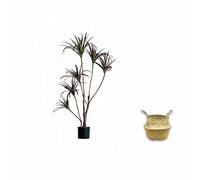 YNIYUJKL Plantas Falsas Verdes En Maceta, Planta Artificial De 120 Cm, Dracaena Artificial para Interior/Exterior, Sala De Estar, Balcón, Decoración De Esquina, Árbol B,B