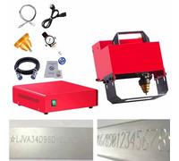 YNIYUJKL Pneumatic Dot Peen Marking Machine, Metal Engraving Tool, Digital Control For Vin/Code/Chassis Number Marking, Depth Range 0.1-1Mm,TypeD