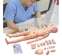 YNIYUJKL Simulador De Atención Al Paciente Profesional, Maniquí De Cuerpo Completo De 170 Cm, Tamaño Real, Rcp, Habilidades Básicas De Enfermería, Modelo Humano Geriátrico.