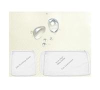 YNJJKA Funda para Cojín Redondo Diámetro Silla Ruedas Fundas Cojines Butacas Entrepierna Exterior Tumbona Cuadrado Asiento Banco con Cremallera A Medida 5cm Altura 89% Impermeable(Round 35 cm)