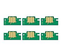 YNKJFOD Chip Compatible con Cartuchos Canon PFI-107 - Compatible con Cartuchos De Tinta For Impresoras IPF670, IPF680, IPF685, IPF770, IPF780 E IPF785.(6PCS - K C M Y MK MK)