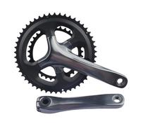 YNKJFOD Compatible con Bielas De Bicicleta Shimano TIAGRA 4700, FC-4700 De 2x10 Velocidades, Piezas De Repuesto De Carretera De 165/170/172,5/175mm(BB-RS500-PB,50-34T_FC-4700 2X10S_172.5MM)
