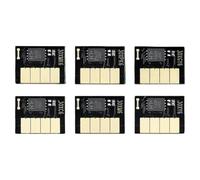 YNKJFOD Compatible con Cartuchos HP De 6 Colores, 300 Ml, Chip HP 730 De Un Solo Uso - Compatible con Impresoras DesignJet T1600, T1600dr, T1700, T1700dr, T2600 Y T2600d(MBK PBK C M Y GY)