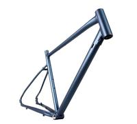 YNKJFOD Compatible con Cuadro De Bicicleta De Aleación De Aluminio 700C, Freno De Disco, Cuadro De Grava/Todoterreno con Horquilla MTB (700x23-38C)(Matte Blue 520mm)