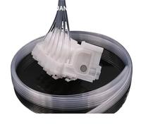 YNKJFOD Compatible con El Amortiguador De Impresora Epson L1800 DTF - Compatible con L1455 L850 L201 L1300 Eco-solvente (Kit De Conversión De Manguera De Filtro)(White Damper Set)