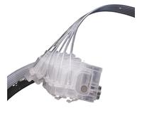 YNKJFOD Compatible con El Amortiguador De Impresora Epson L1800 DTF - Compatible con L1455 L850 L201 L1300 Eco-solvente (Kit De Conversión De Manguera De Filtro)(Clear Damper Set)