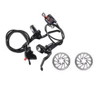 YNKJFOD Compatible con Freno De Disco Hidráulico Shimano De 2 Pistones MTB, Palanca De Acero De 3 Dedos, Piezas De Bicicleta BL-MT200(MT200 with G3 2pcs)