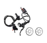 YNKJFOD Compatible con Freno De Disco Hidráulico Shimano De 2 Pistones MTB, Palanca De Acero De 3 Dedos, Piezas De Bicicleta BL-MT200(MT200 with HS1 2pcs)