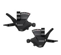 YNKJFOD Compatible con Shimano Altus ACERA SL-M315 2 × 7 2 × 8 3 × 8 Velocidades MTB Gatillo Cambiador con Cable(Light Green)
