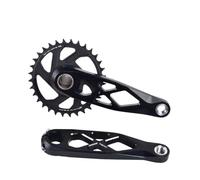 YNKJFOD Compatible con Shimano, Compatible con SRAM, Platos Y Bielas MTB BSA 24mm 165/170/175mm Montaje Directo R-Spec Trail Hollow DH Am XC(Crank 34T,165mm)
