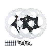 YNKJFOD Compatible con Shimano Deore XT RT86, Rotor De Freno De Disco De Bicicleta De 6 Pernos, Tecnología Ice Point, Piezas De Bicicleta(RT86 180mm 2pcs)