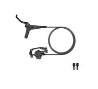 YNKJFOD Freno De Disco Hidráulico MTB De 2 Pistones, Ligero, For XC Trail, Pastillas Metálicas, Rotor De Presión De Aceite, Puño Corto(TB500-LR)