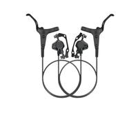 YNKJFOD Freno De Disco Hidráulico MTB De 2 Pistones, Ligero, For XC Trail, Pastillas Metálicas, Rotor De Presión De Aceite, Puño Corto(TB500-LF-RR)