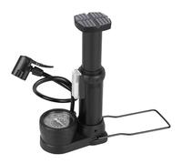 YNKJFOD Minibomba De Pie For Bicicleta De 140 PSI con Manómetro, Compatible con Válvulas Presta Y Schrader For Bicicletas De Carretera Y MTB.