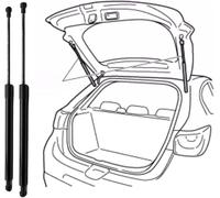 YNNBJX 1 par amortiguadores Maletero para Peugeot Partner Origin Box (G) 2008-2015(OEM-1615081180)-70cm, Varillas Soporte Elevación Boot Holders Amortiguador Portón Trasero Maletero