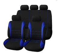 YNNBJX Coche Fundas Asientos para Hyundai i10 i-10 / i10 N Line 2013-Present, Tela Delanteros y Traseros Juegos De Cubreasientos Protección Protectores Accesorios,Blue