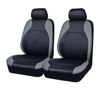 YNNBJX Funda Asientos Coche para Nissan Patrol GR Y61 1997-2025, Delanteros Impermeable Cuero Fundas Asientos Coche Cubreasientos Interior,A/Grey