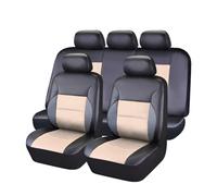 YNNBJX Fundas Asientos Coche para VW Volkswagen T-Cross T-ROC T-ROC Sport Caravelle Sharan Passat, Juego Completo Fundas Cuero Impermeables Cubreasientos Protección Accesorios,F