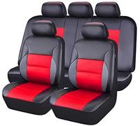 YNNBJX Fundas Asientos Coche para VW Volkswagen T-Cross T-ROC T-ROC Sport Caravelle Sharan Passat, Juego Completo Fundas Cuero Impermeables Cubreasientos Protección Accesorios,B