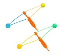 Ynnhik Bola de Parachoques con manivela, Clack Noisemaker - Juguetes creativos para Hacer Ruido, Recuerdos Divertidos para Fiestas, Bola de Juguete Vintage única, Noisemaker, Noisemaker para K
